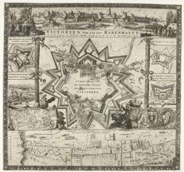 Seirer av Rabenhaupt i Groningen i årene 1672-1673 Victorien van syn exc. Rabenhaupt, i Groningen og Omlanden, int iaer 1672 og 73 (tittel på objekt)