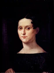 Selvportrett maleri av Rosa Bacigalupo Carrera (1800-tallet) 1800-tallets gener, Modern Art Galleria