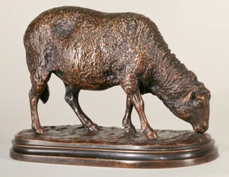 En beitende sau (bronse) (forsiden av 226301)