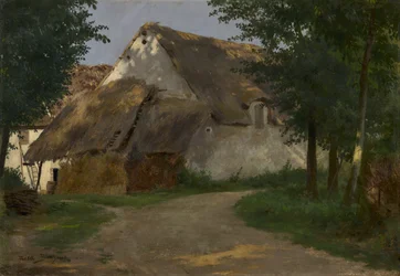 Gården ved inngangen til skogen