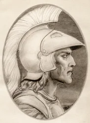 Alexander III av Macedon, fra Living Biography of Famous Men.