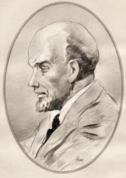 Vladimir Ilyich Ulyanov, fra Living Biography of Famous Men.