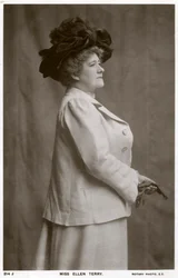 Ellen Terry , britisk skuespillerinne, ca 1900-tallet.