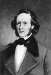 Felix Mendelssohn 1809-1847, tysk komponist, 1907.