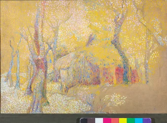 Låve i trærne, ca.1900-06