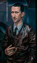 Portrett av den tyske forfatteren og dramatikeren Bertolt Brecht (Bertold Brecht)