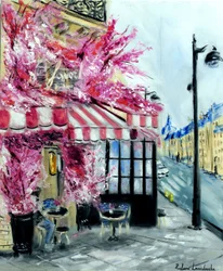 Favoritten i Paris, 2022 (olje på lerret)