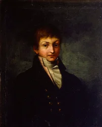 Portrett av poeten Konstantin N Batyushkov, 1800-tallet