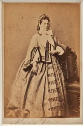 Marie Nikolaievna de Russie (1819-1876) - Storhertuginne Maria Nikolaevna av Russland (1819-1876), hertuginne av Leuchtenberg, anonym. Albumin bilde