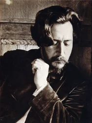 Portrett av forfatteren Leonid Nikolaievich Andreyev (Leonid Andreiev) (1871–1919), 1900-tallet (foto)