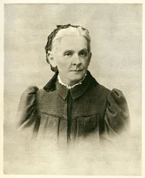 Portrait of Maria Alexandrovna Ulanov (1835-1916), mother of Lenin (1870-1924). Photography, in “” Our Illyich””, State Edition for Children, Moscow