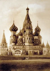 Vasilijkatedralen, Den røde plass, Moskva, ca. 1890