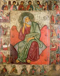 Profeten Elias, Pskov skole (panel)
