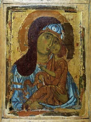 The Virgin Eleusa, tidlig på 1200-tallet.