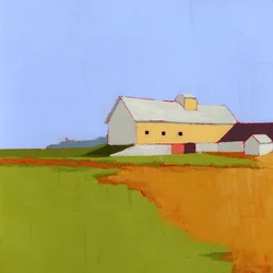 Ayrhill gård, 2025 (akryl på treplate)