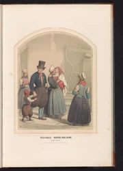 Tradisjonell drakt av øya Marken i Nord-Holland, 1857 Provinsen Nord-Holland. Øya Marken / XXIX (tittel på objekt)