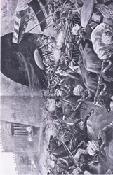 Indian Mytteri: Hvordan de kjempet for å slå ned opprøret i Hindustan, illustrasjon fra British Battles on Land and Sea, 1915