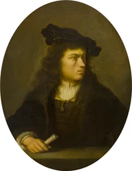 Portrett av en ukjent mann, ca. 1629-56 (olje på panel)