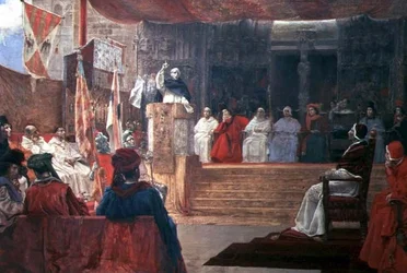 The Compromise of Caspe i 1412 (olje på lerret)