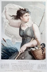 Revolusjonerende kalender for 20. og 21. februar: "" Ventose: Solen er ved fiskens tegn"