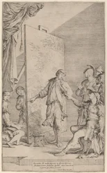 Alexander i studioet i Apelles