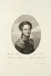 Storhertug Michael Pavlovich av Russland 1798-1849, 1814