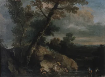 Sjølandskap med røvere