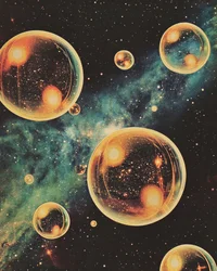 Kosmiske gylne bobler