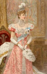 Hennes kongelige høyhet prinsessen av Wales, fra 'The Illustrated London News', 1902