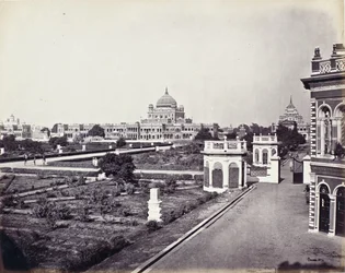 Utsikt i Qaisar Bagh-palasset