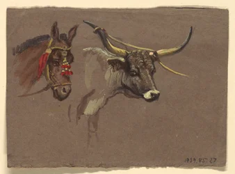 Tegning, studier fra Italia, 1872–73