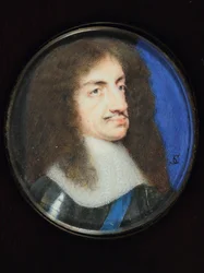 Charles II (akvarell på vellum)