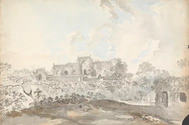 Den gamle moskeen ved Rajmahal [Rajmahal]