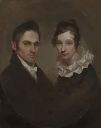 Pastor Hiram Bingham og Sybil Moseley Bingham (1789-1869; 1792-1848)
