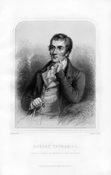 Robert Tannahill , skotsk poet, 1870
