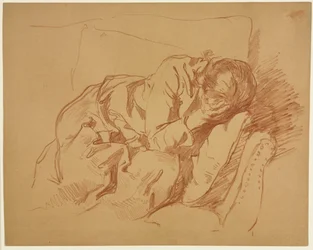 Beklagende kvinne Sarah H. Crone, 1880- eller 1890-tallet.