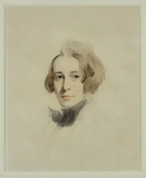 Foreløpig skisse av Charles Dickens, 1837
