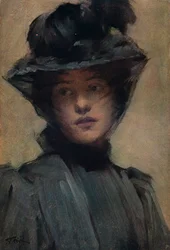 Det svarte sløret, ca. 19. århundre