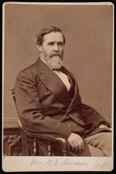 Portrett av Hon. W.F. Morrison, mellom 1876 og 1880.