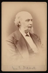 Portrett av John T. Mitchell, mellom 1876 og 1880.