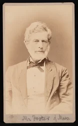 Portrett av Mr. Foster fra Massachusetts, mellom 1876 og 1880.