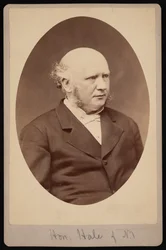 Portrett av Robert Safford Hale 1822-1881, før 1881.