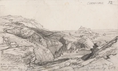 En side fra en Cornish Sketchbook: Cornwall 32