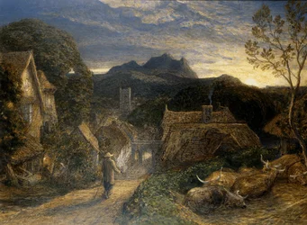 The Bellman (akvarell og kroppsfarge om bord)