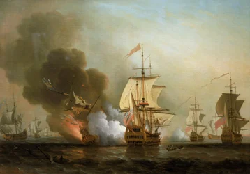 Sjøslaget utenfor kysten av Cartagena (Spania), 28. mai 1708