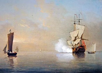 The Morning Gun (olje på lerret)