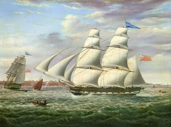 Barken «Andromeda» i to posisjoner