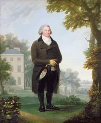 Gentleman in the Grounds of his House, ca. 1800-10 (olje på lerret)