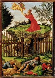Kristus ber i Getsemane hage (tempera)