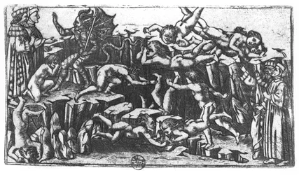 Helvete, fra «Den guddommelige komedie» av Dante Alighieri (1265-1321)